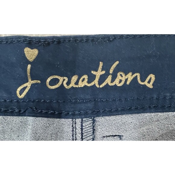 J Ceations Brand Teal Blue Skinny Jeans Denim Pants Size 13/14 - Picture 6 of 8